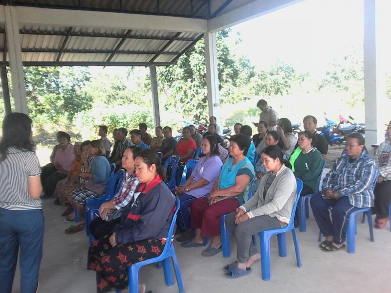 4. ลงพื้นที่เก็บข้อมูลตำบลวังหิน จังหวัดตาก วันที่ 19 พฤศจิกายน 2561 ณ ศาลาอเนกประสงค์หมู่บ้านพุสะแก ตำบลวังหิน อำเภอเมืองตาก จังหวัดตาก